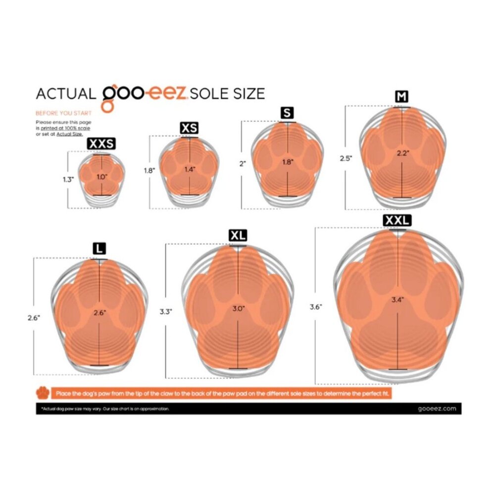 Goo-eez Lites All Season All Terrain Dog Boots Size XS - Picture 6 of 8